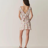 Tula Floral-Print Mini Dress - Endless - UAE Rental and Resale for Women's Fashion