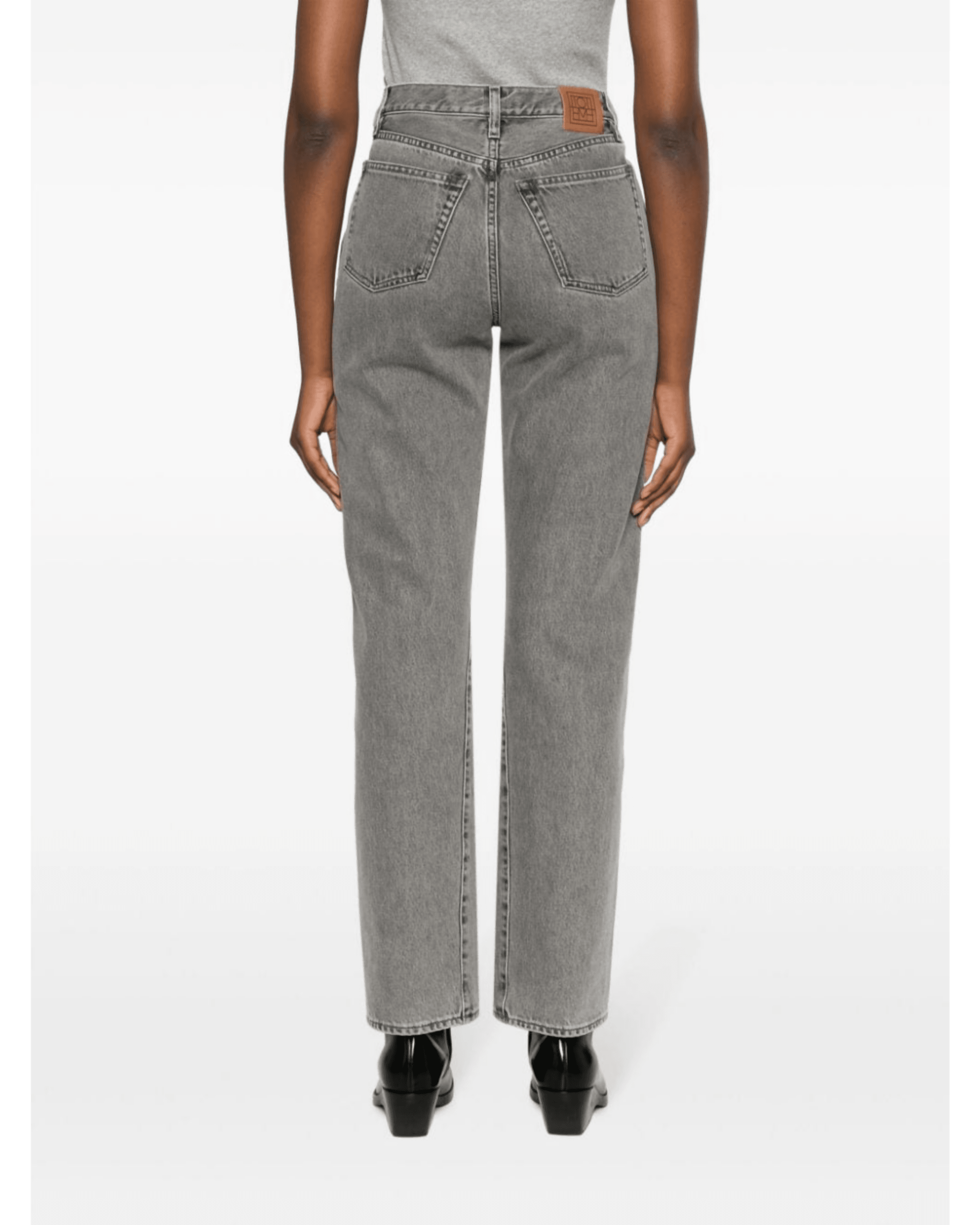 Twisted Seam Straight-Leg Jeans - Endless - UAE Rental and Resale for Women's Fashion