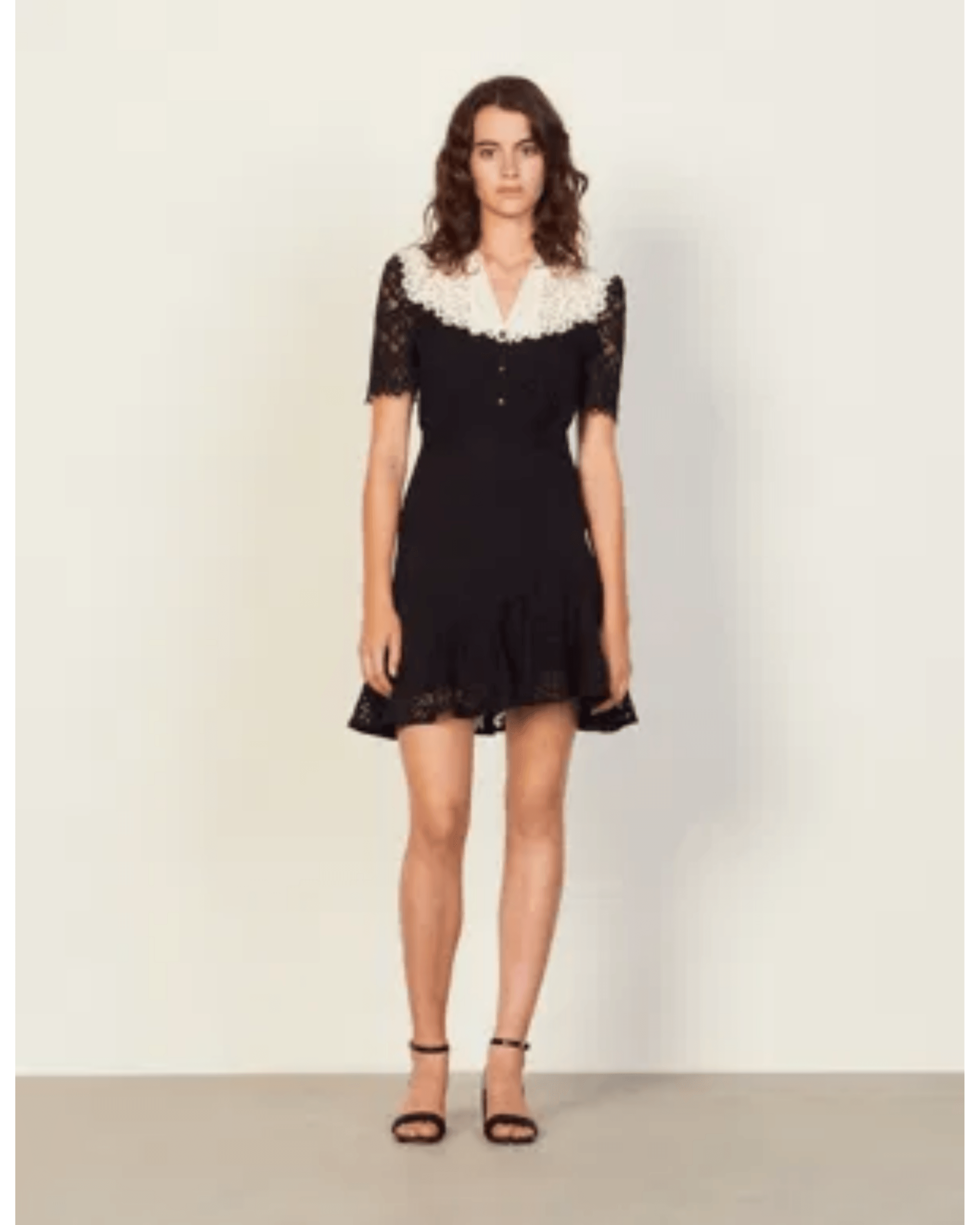 Two-Tone Lace Dress - Endless - UAE Rental and Resale for Women's Fashion