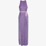 Tzilly Belted Sequined Chiffon Maxi Dress - Endless - UAE Rental and Resale for Women's Fashion