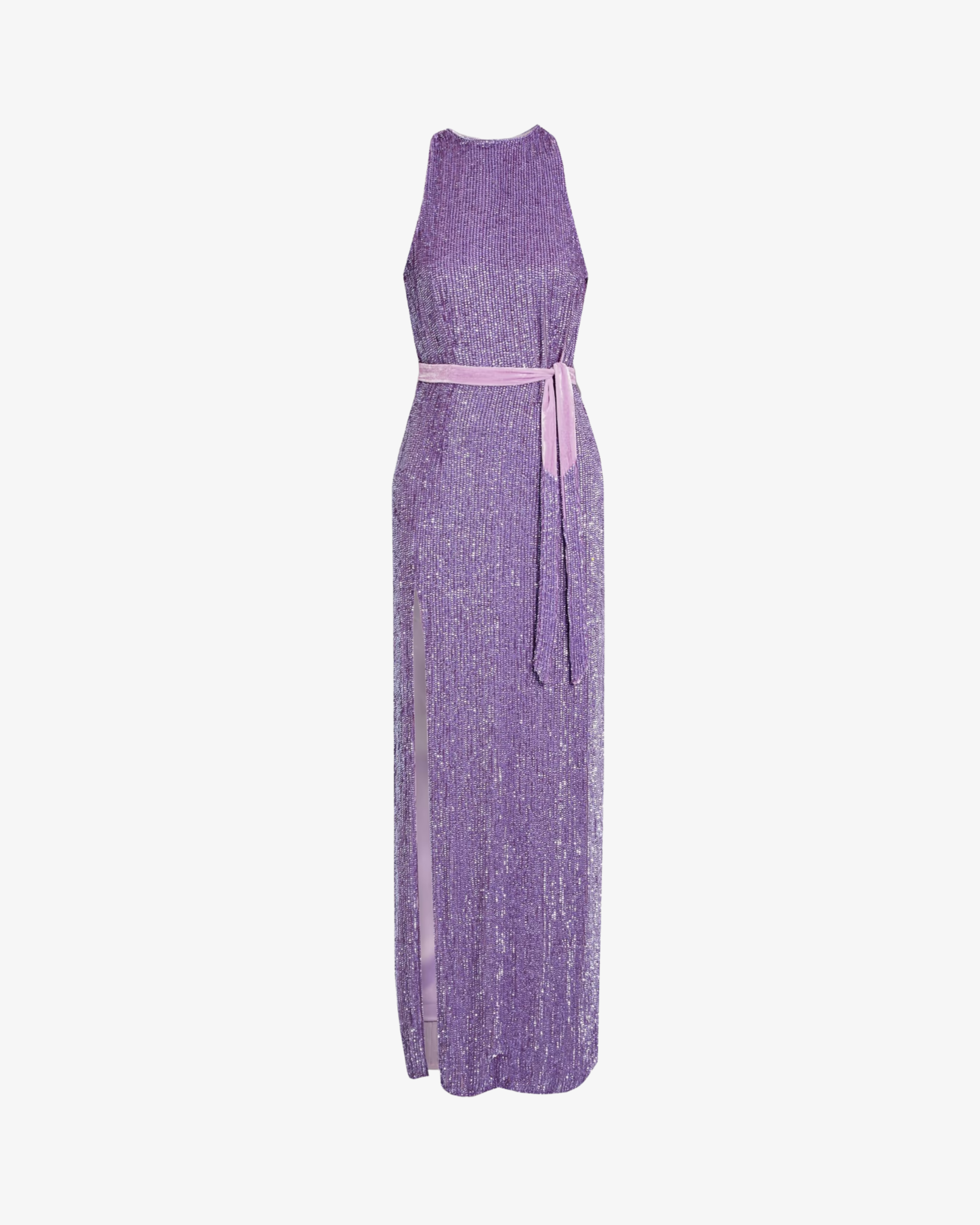 Tzilly Belted Sequined Chiffon Maxi Dress - Endless - UAE Rental and Resale for Women's Fashion