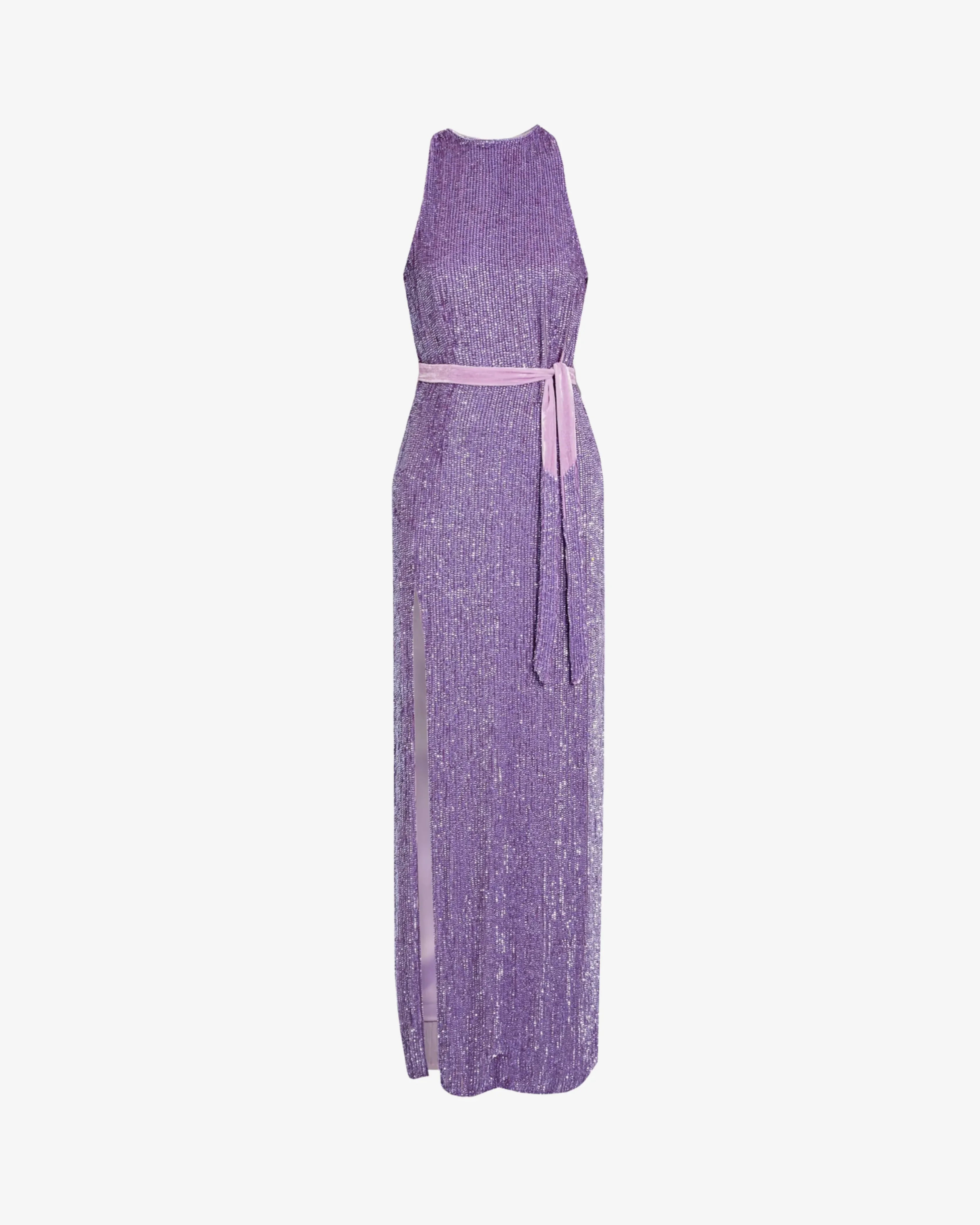Tzilly Belted Sequined Chiffon Maxi Dress - Endless - UAE Rental and Resale for Women's Fashion