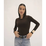 Urban Drape Hooded Long-Sleeve Top - Endless - UAE Rental and Resale for Women's Fashion