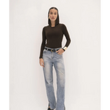 Urban Drape Hooded Long-Sleeve Top - Endless - UAE Rental and Resale for Women's Fashion