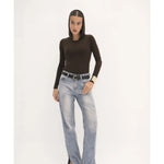 Urban Drape Hooded Long-Sleeve Top - Endless - UAE Rental and Resale for Women's Fashion