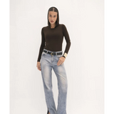 Urban Drape Hooded Long-Sleeve Top - Endless - UAE Rental and Resale for Women's Fashion