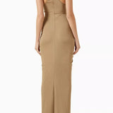 Vivenda Draped Maxi Dress in Viscose