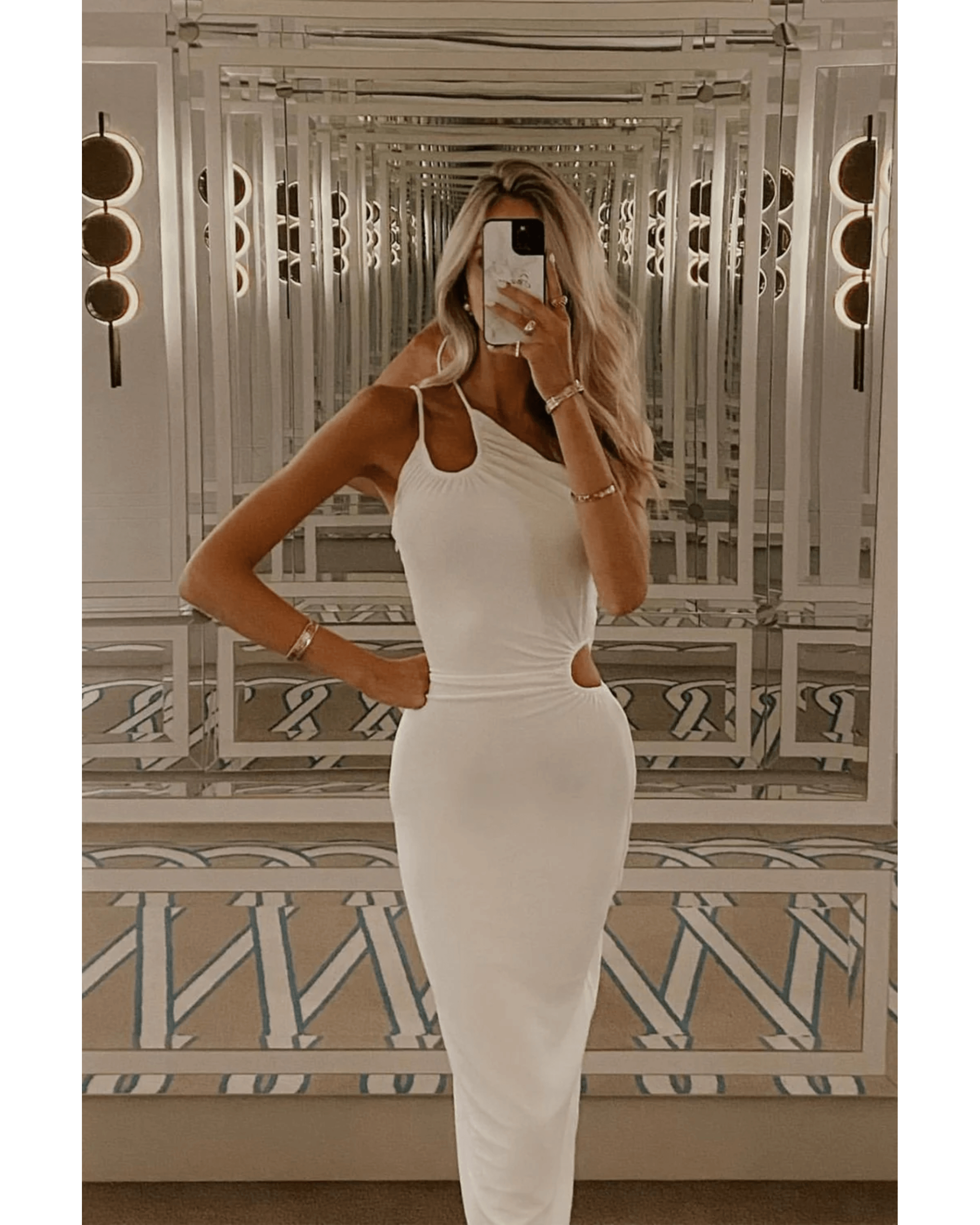 Vanina Midi Dress - Endless - UAE Rental and Resale for Women's Fashion