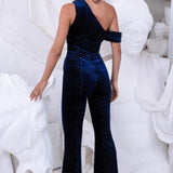 Velvet Sparkle Jumpsuit - Endless - UAE Rental and Resale for Women's Fashion