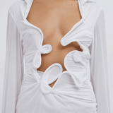 Venus Plunge Shirt Dress - Endless - UAE Rental and Resale for Women's Fashion