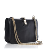 Vitello Medium Glam Lock Rockstud Flap Black - Endless - UAE Rental and Resale for Women's Fashion