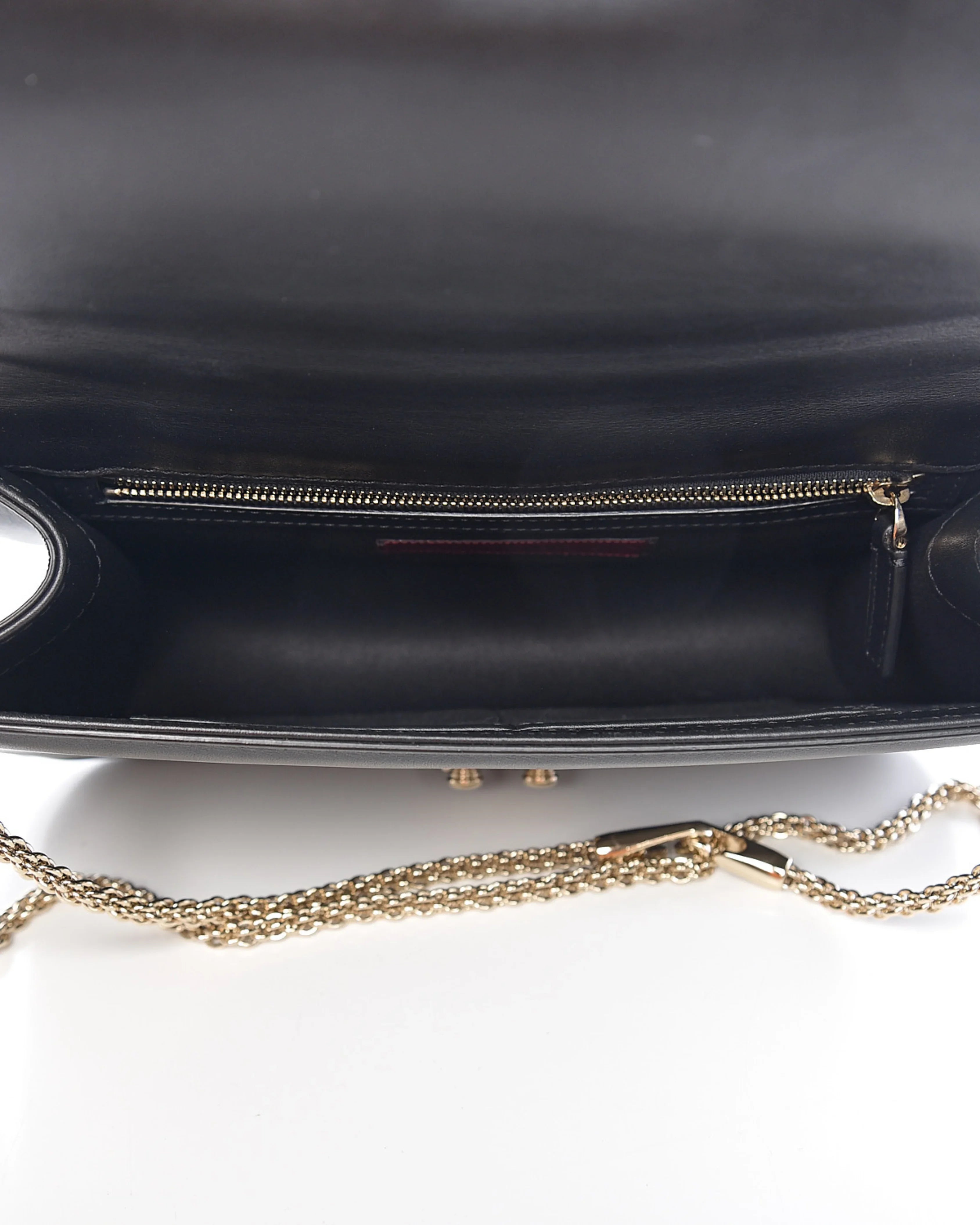 Vitello Medium Glam Lock Rockstud Flap Black - Endless - UAE Rental and Resale for Women's Fashion