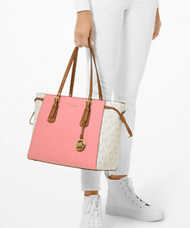 Voyager Medium Color-Block Logo Tote Bag - Endless - UAE Rental and Resale for Women's Fashion