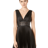 Waist Pleated Mini Dress - Endless - UAE Rental and Resale for Women's Fashion
