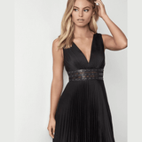 Waist Pleated Mini Dress - Endless - UAE Rental and Resale for Women's Fashion