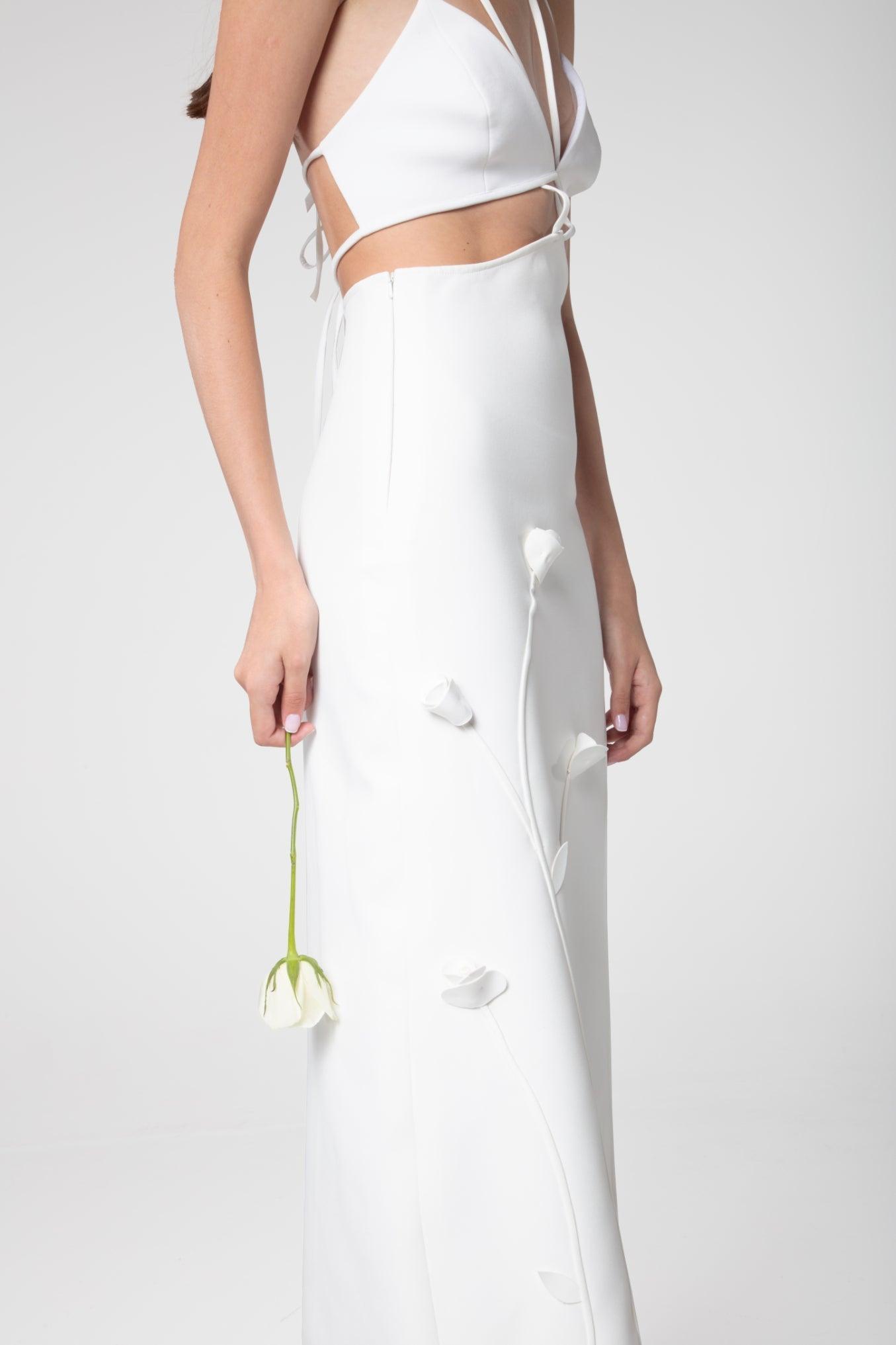 Whispering Petal Gown - Endless - UAE Rental and Resale for Women's Fashion
