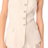 White Bustier Top - Endless - UAE Rental and Resale for Women's Fashion