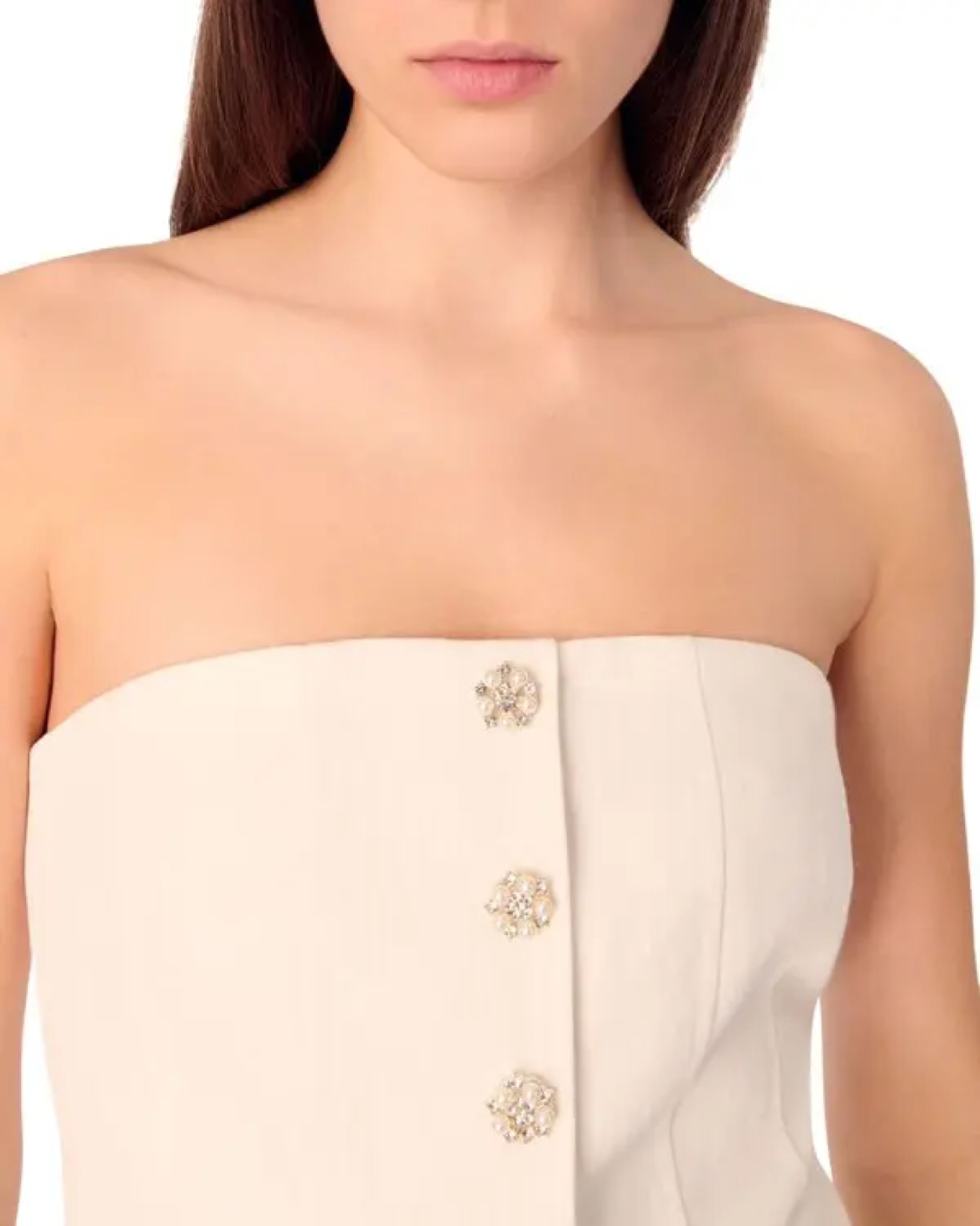 White Bustier Top - Endless - UAE Rental and Resale for Women's Fashion