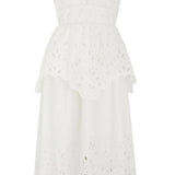 White Laise Sleeveless Dress - Endless - UAE Rental and Resale for Women's Fashion