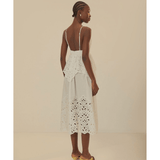White Laise Sleeveless Dress - Endless - UAE Rental and Resale for Women's Fashion