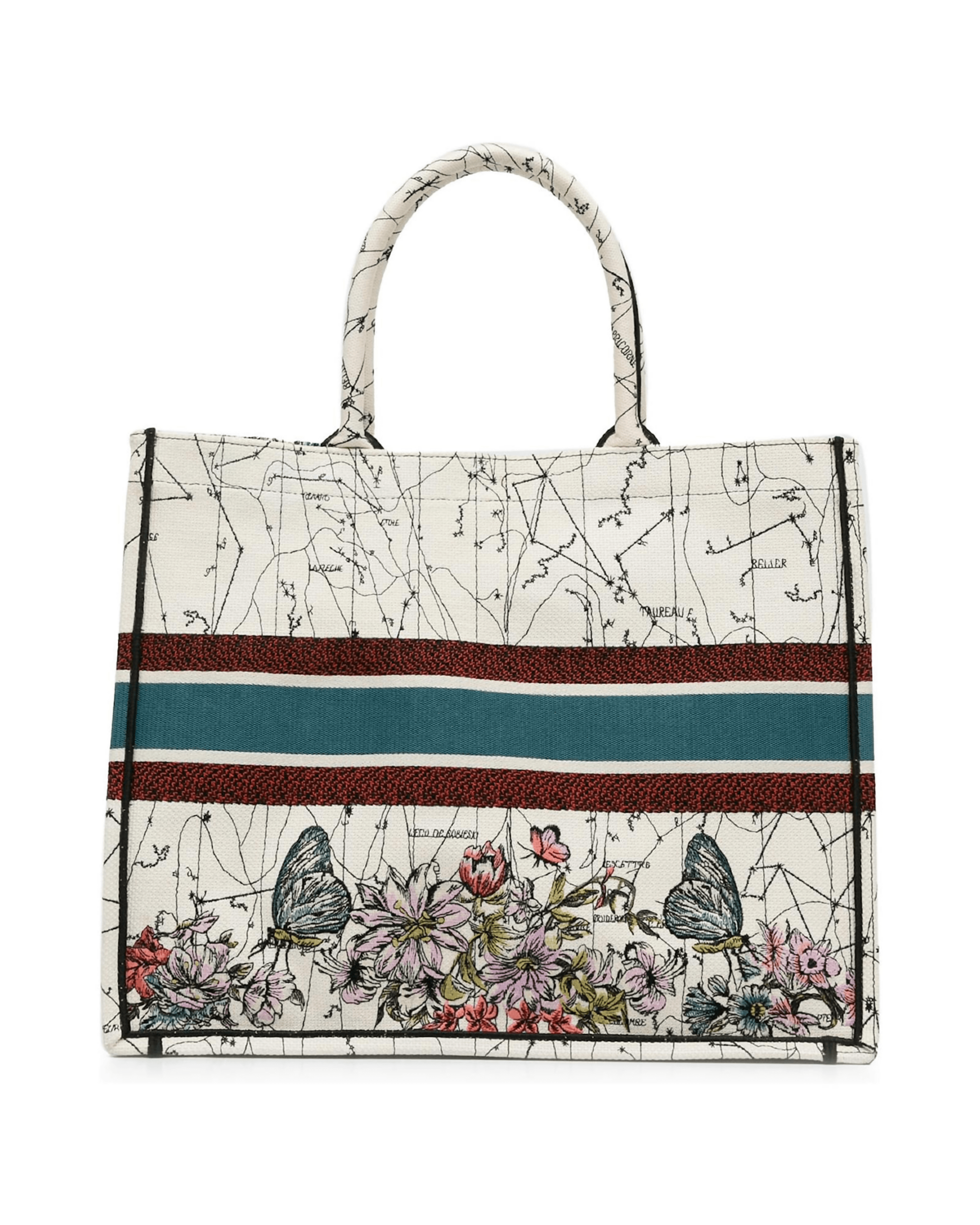 White Large Zodiac Book Tote - Endless - UAE Rental and Resale for Women's Fashion