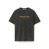 Women's Acid Wash Embroidered T-shirt - Endless - UAE Rental and Resale for Women's Fashion