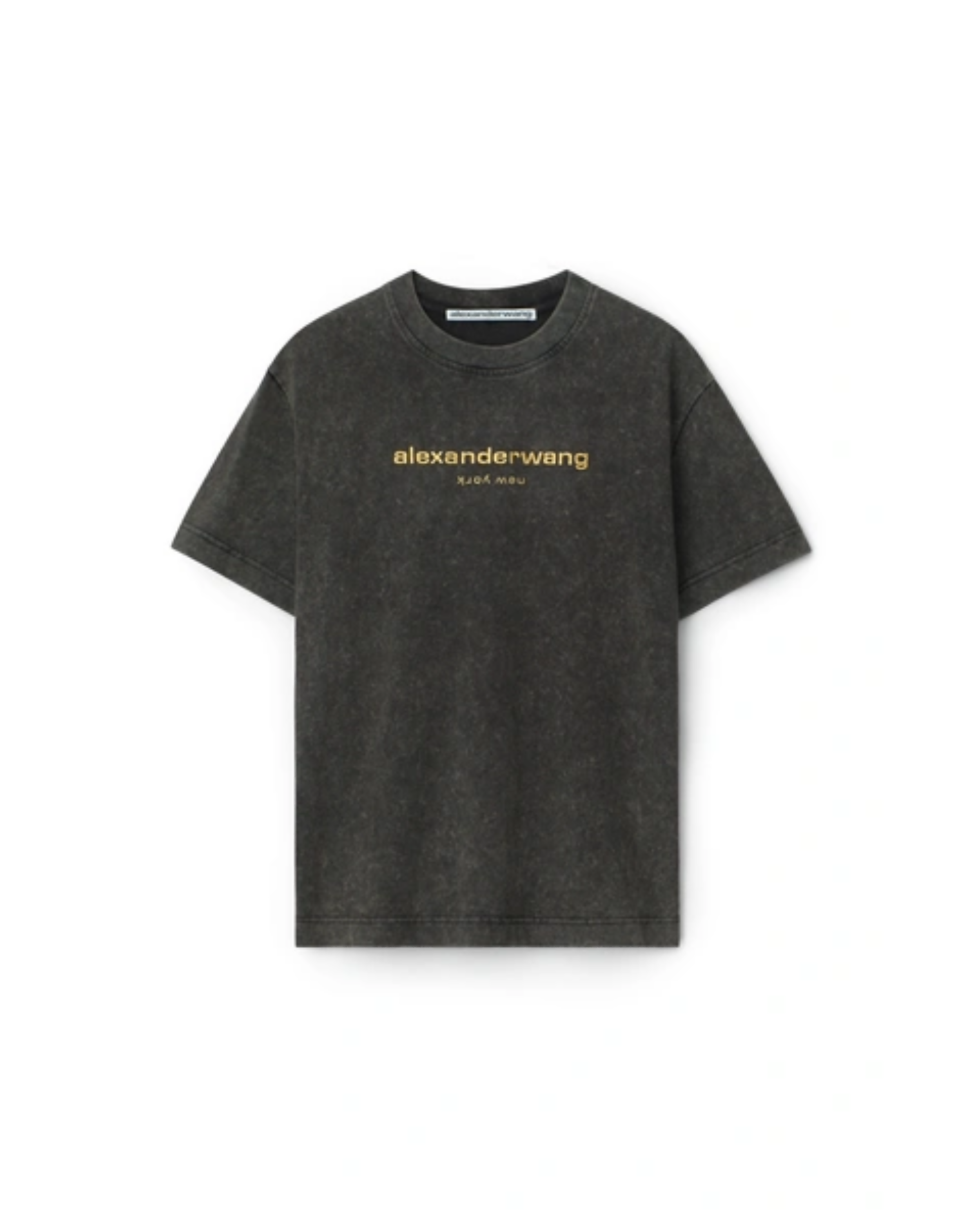 Women's Acid Wash Embroidered T-shirt - Endless - UAE Rental and Resale for Women's Fashion