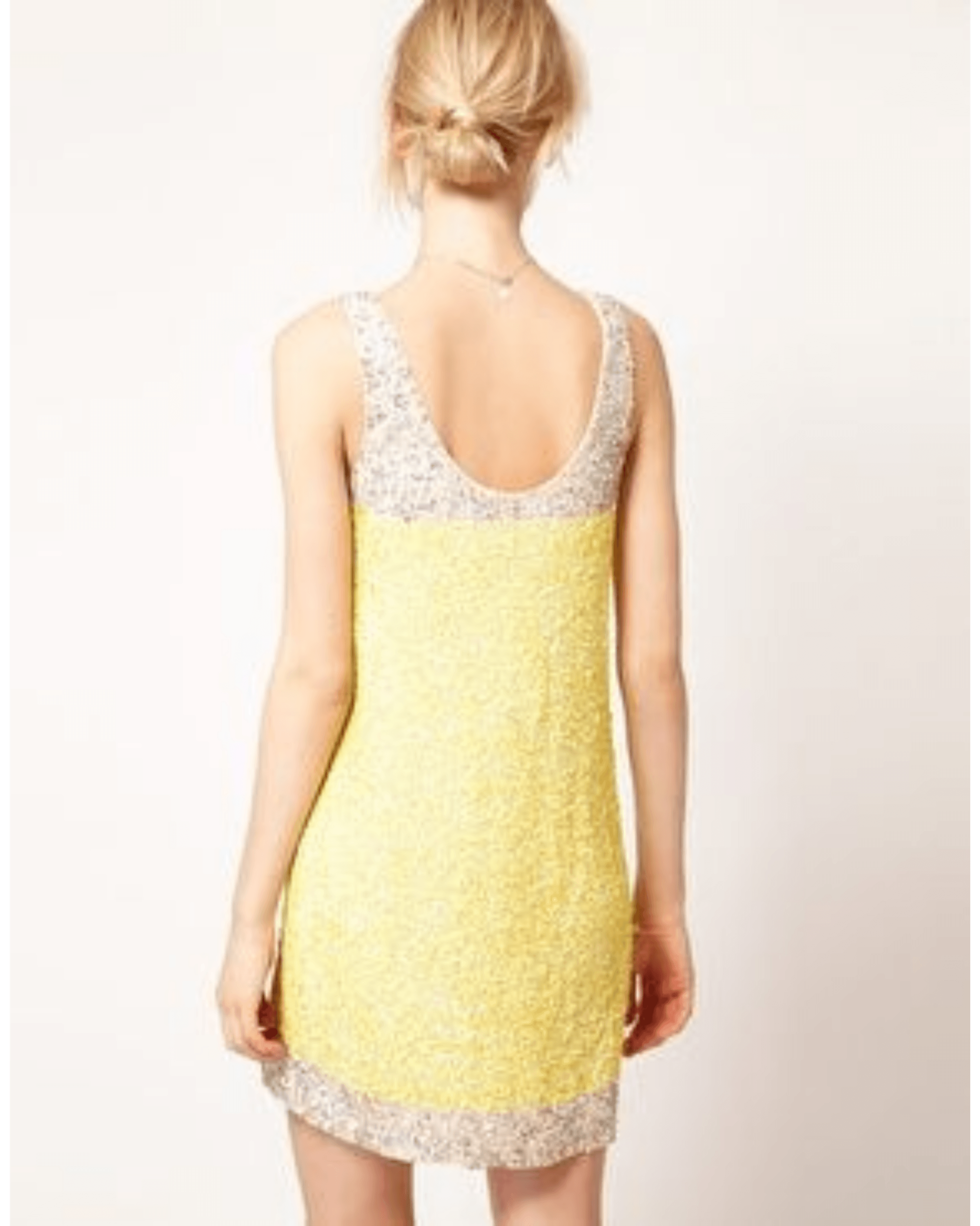 Yellow Sequin Dress - Endless - UAE Rental and Resale for Women's Fashion