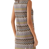 Zigzag Raschel Sleeveless Mini Dress - Endless - UAE Rental and Resale for Women's Fashion