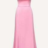 Wrap Midi Dress with Turn-up