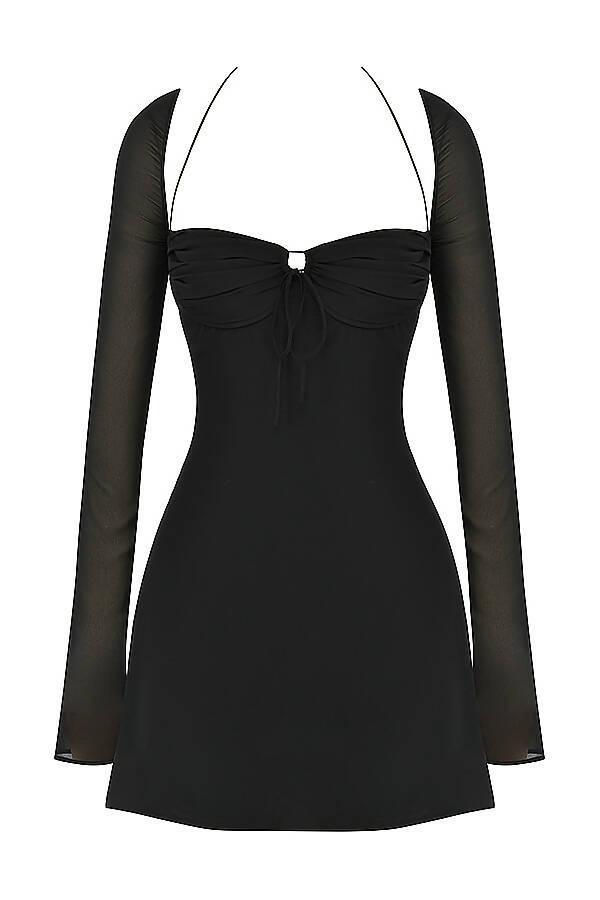 Babydoll Crepe Mini Dress - Endless - UAE Rental and Resale for Women's Fashion