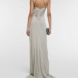 Gathered Jersey Maxi Dress - Endless - UAE Rental and Resale for Women's Fashion
