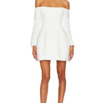 Ivory Off The Shoulder Dress - Endless - UAE Rental and Resale for Women's Fashion