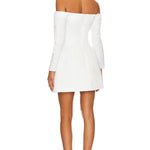 Ivory Off The Shoulder Dress - Endless - UAE Rental and Resale for Women's Fashion