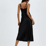 Kelsie Satin Cut Out Slip Dress - Endless - UAE Rental and Resale for Women's Fashion