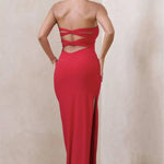 Manon Red Sweetheart Bandeau Maxi Dress - Endless - UAE Rental and Resale for Women's Fashion