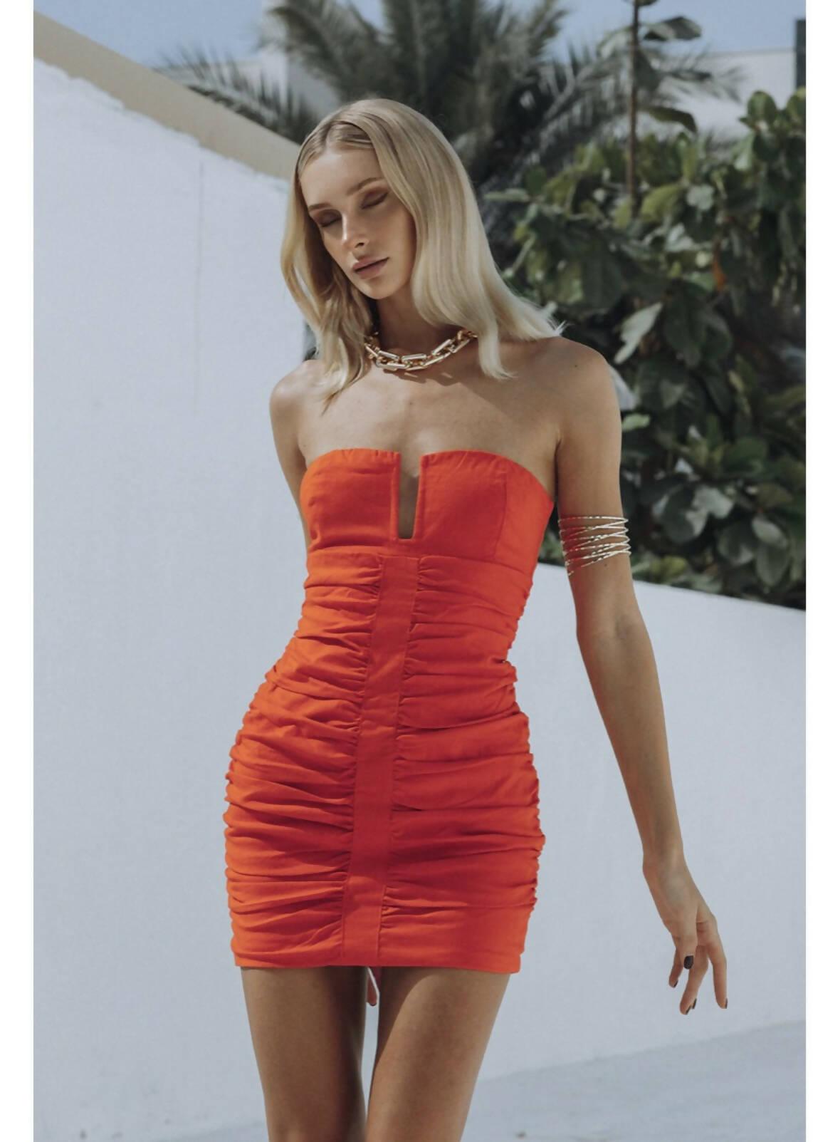 Mini Dress in Red - Endless - UAE Rental and Resale for Women's Fashion