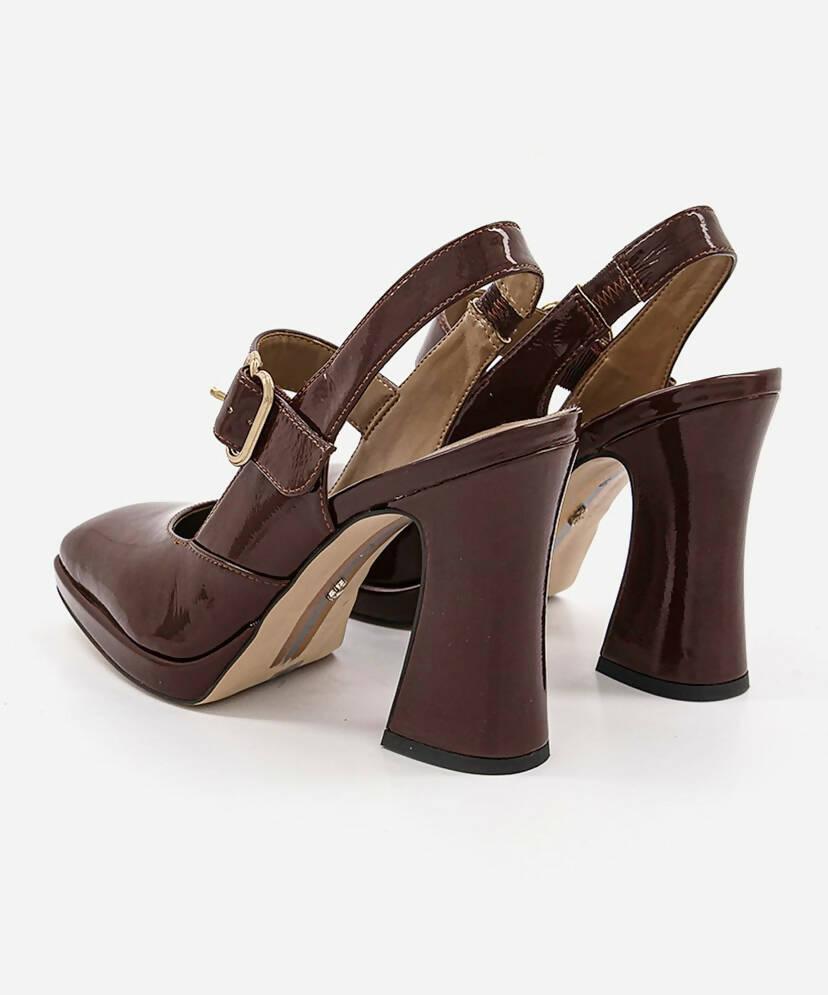 Mule Style Heeled Sandals - Endless - UAE Rental and Resale for Women's Fashion