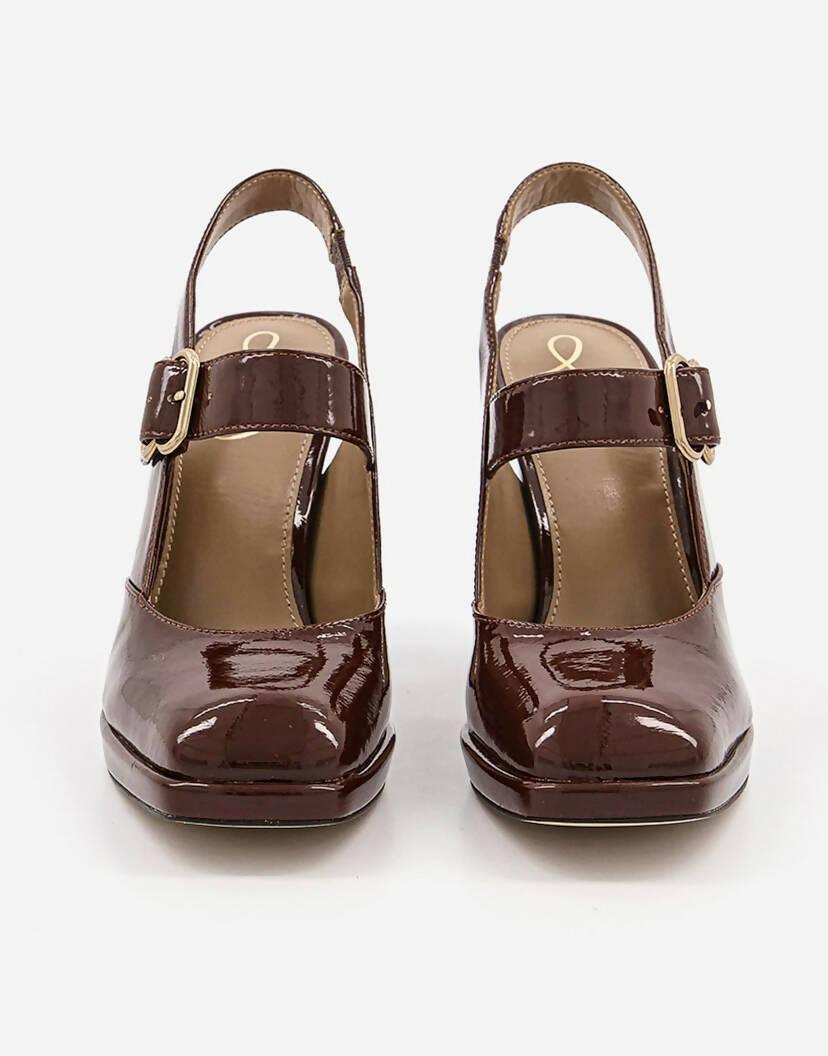 Mule Style Heeled Sandals - Endless - UAE Rental and Resale for Women's Fashion