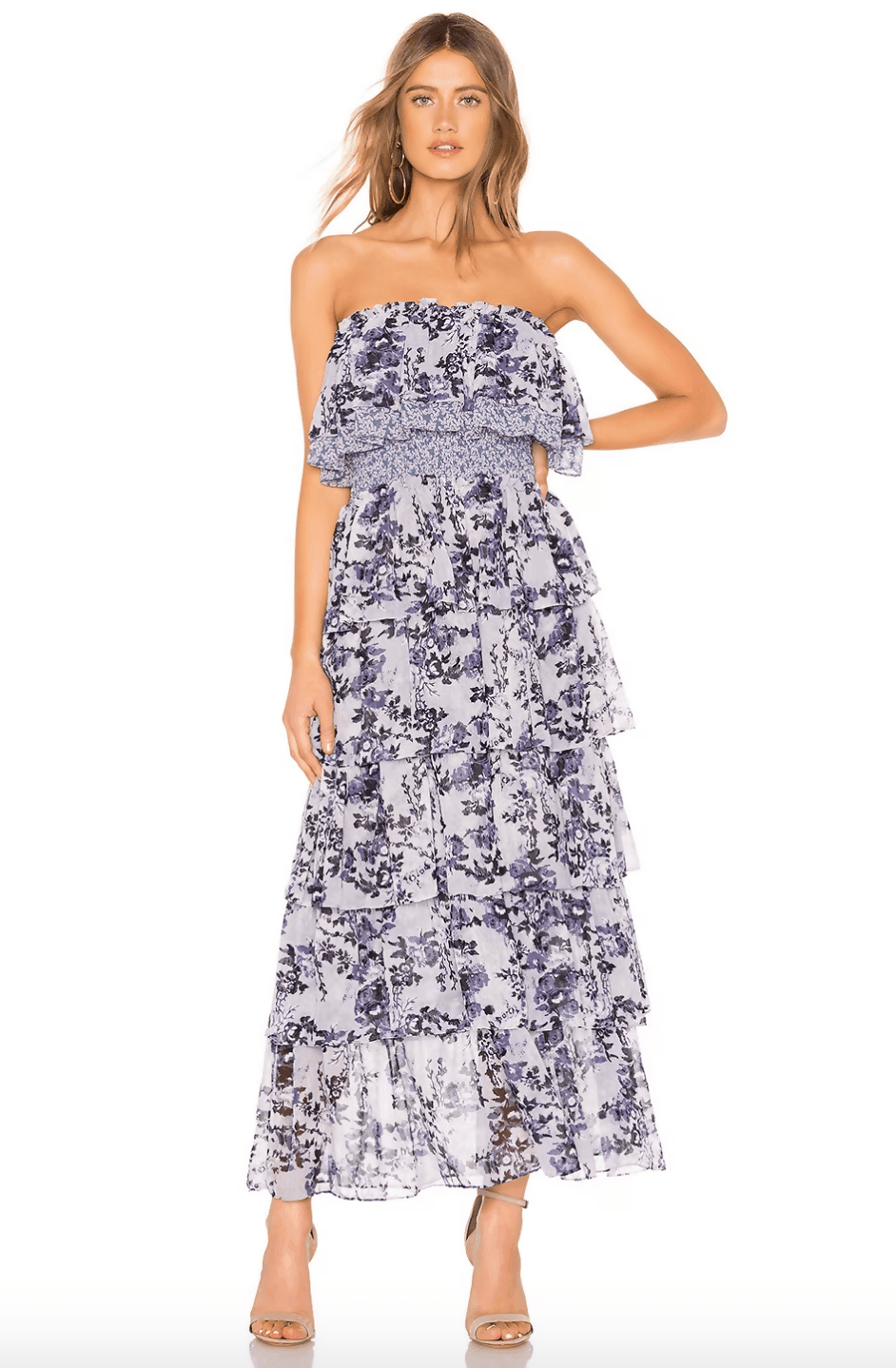 Nadia Strapless Maxi Dress - Endless - UAE Rental and Resale for Women's Fashion