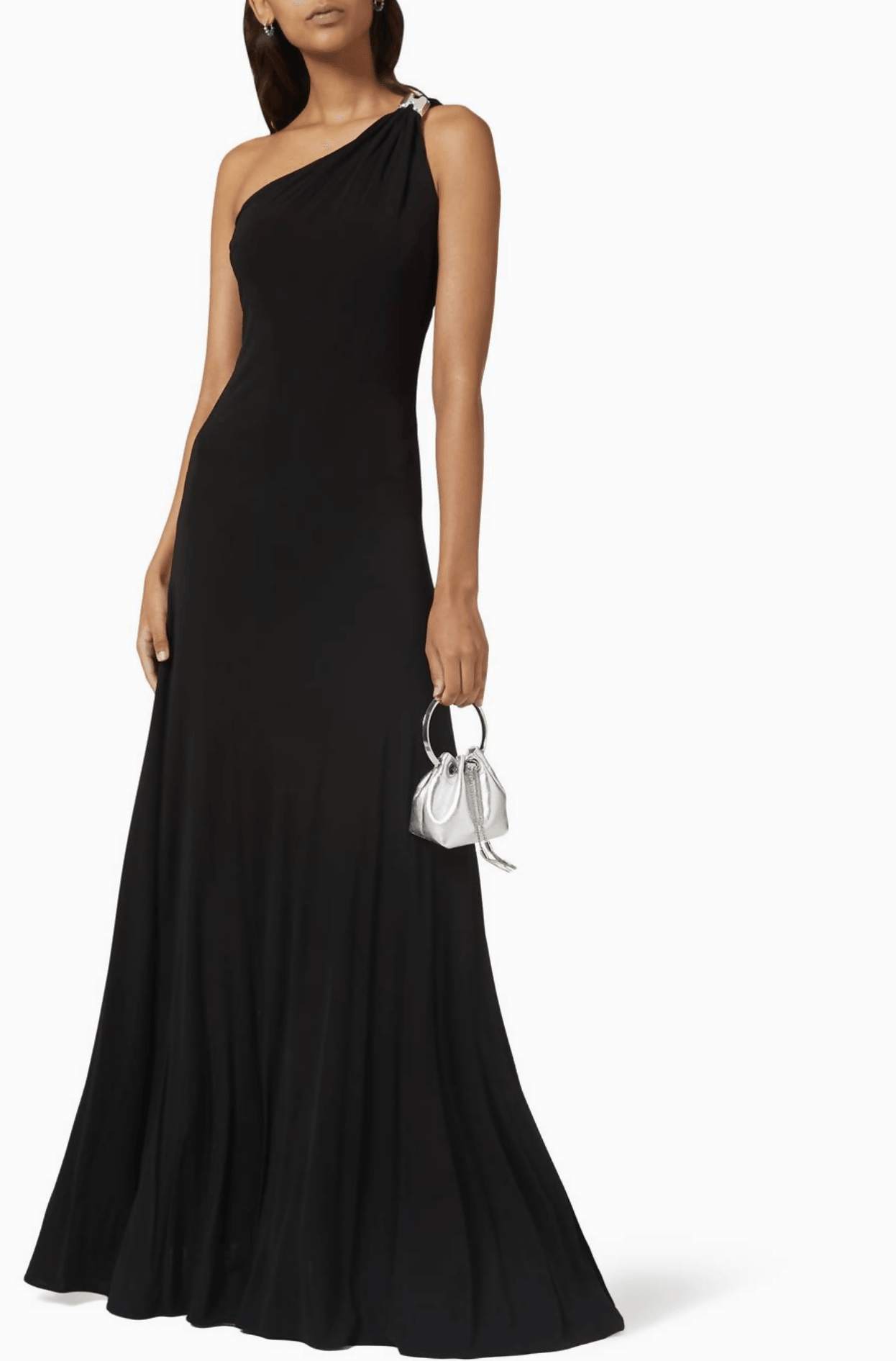 One shoulder evening clearance dress