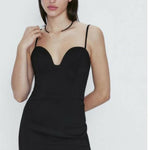 Plunge Sweetheart Midi Dress - Endless - UAE Rental and Resale for Women's Fashion