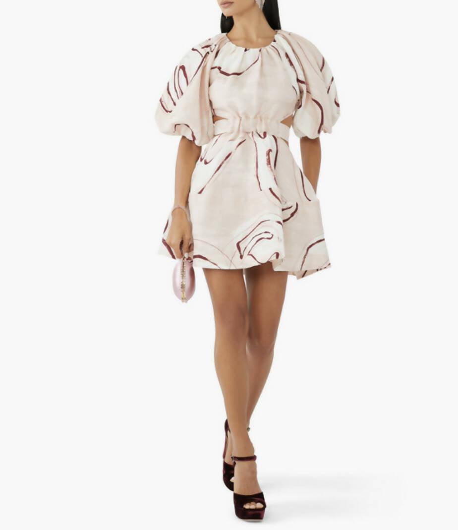 Psychedelia Cut-Out Mini Dress - Endless - UAE Rental and Resale for Women's Fashion