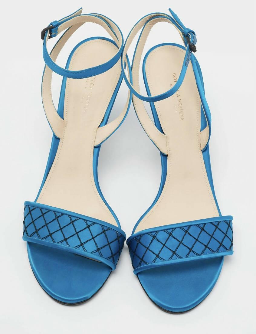 Veneta Satin Sandal Heel Pumps - Endless
