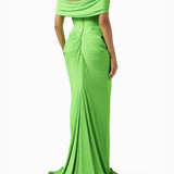 Vibrant Green Evening Gown Dress - Endless - UAE Rental and Resale for Women's Fashion