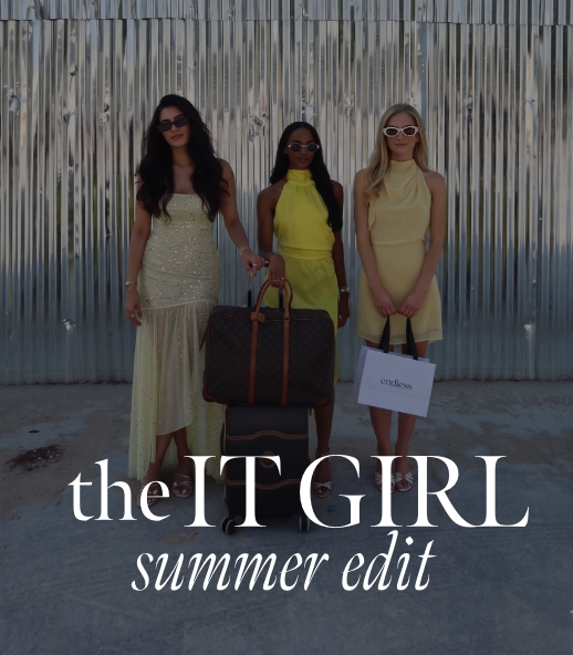 The It Girl Summer Edit featuring luxury summer fashion, butter yellow dresses, and designer style inspiration in Dubai