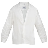 Off White Linen Shirt Men