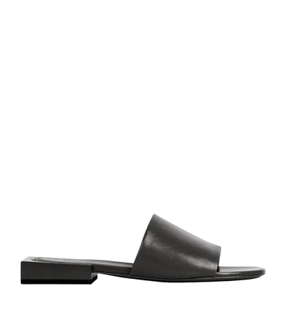 Leather Slide Mule Sandals