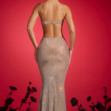 Kassie Embellished Cut-Out Gown