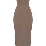 Lucia Strapless Corset Maxi Dress